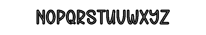 Mistic Story Font LOWERCASE