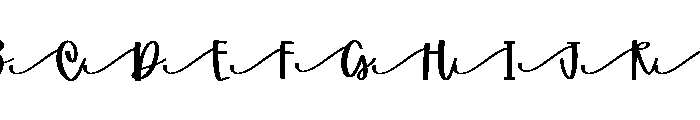 Mistle Kiss Alt1 Font UPPERCASE
