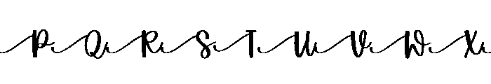 Mistle Kiss Alt1 Font UPPERCASE