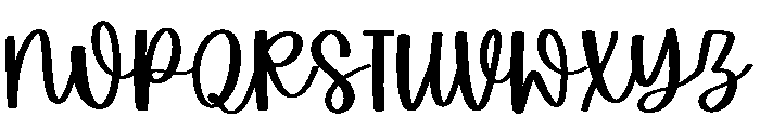 Mistle Kiss Font UPPERCASE