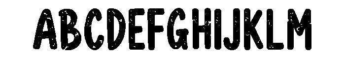 MistleGlow Font UPPERCASE