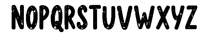 MistleGlow Font UPPERCASE