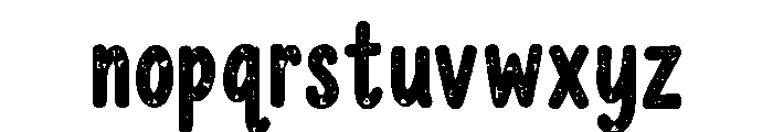 MistleGlow Font LOWERCASE