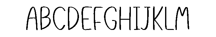 MistleGoose Font UPPERCASE