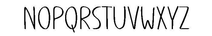 MistleGoose Font UPPERCASE