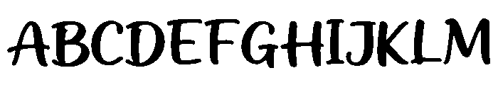 Mistletoe_Marker Font UPPERCASE