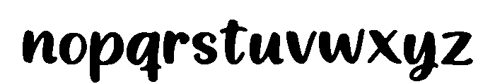 Mistletoe_Marker Font LOWERCASE