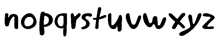 MistletoeHand Font LOWERCASE