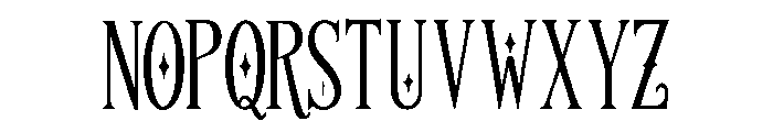 Mistlewyn Font UPPERCASE
