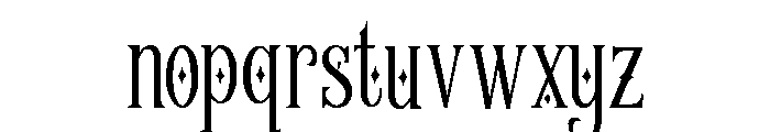 Mistlewyn Font LOWERCASE