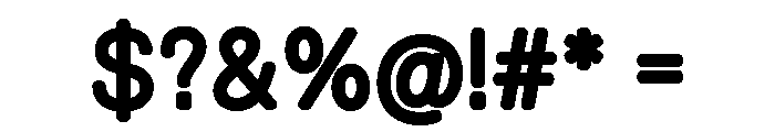 Mistlink Font OTHER CHARS
