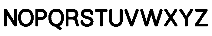 Mistlink Font LOWERCASE
