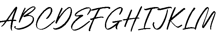 Mistolla Font UPPERCASE