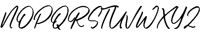 Mistolla Font UPPERCASE