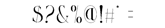 Mistory Font OTHER CHARS