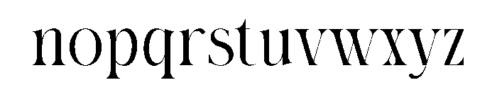 Mistory Font LOWERCASE