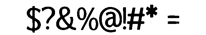 Misty Font OTHER CHARS
