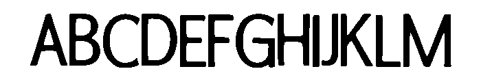 Misty Font UPPERCASE