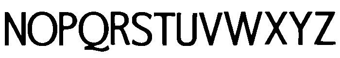 Misty Font UPPERCASE