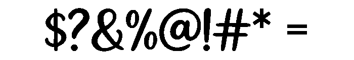 MistyBaby Font OTHER CHARS