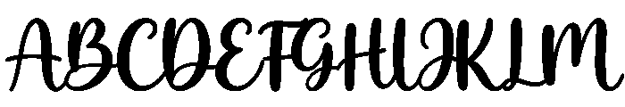 MistyBaby Font UPPERCASE