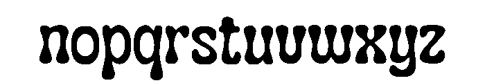 MistyRose Font LOWERCASE