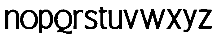 Misty Font LOWERCASE