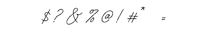 Mistyphora Regular Font OTHER CHARS