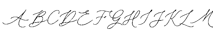 Mistyphora Regular Font UPPERCASE