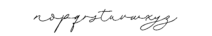 Mistyphora Regular Font LOWERCASE