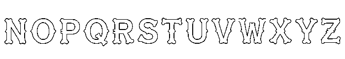 Misum Regular Font LOWERCASE