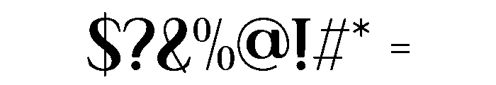 Mithiya Regular Font OTHER CHARS