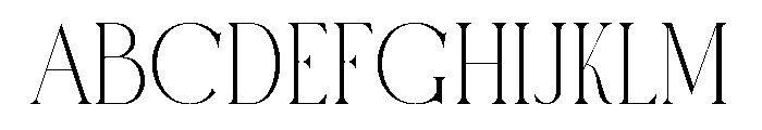 Mitra Macro Font UPPERCASE