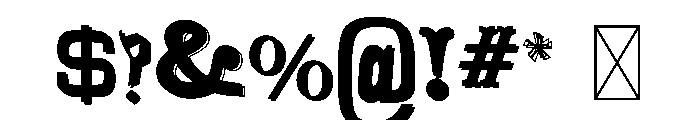 Mixy Rainbow CF Font OTHER CHARS