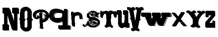 Mixy Rainbow CF Font LOWERCASE