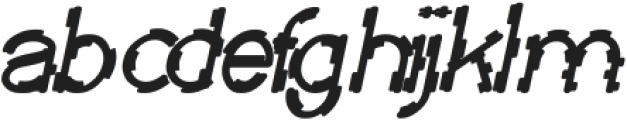 MICK JAGGED Bold Italic otf (700) Font LOWERCASE
