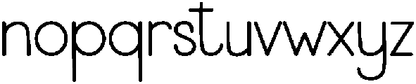 MICROPHONE Regular otf (400) Font LOWERCASE