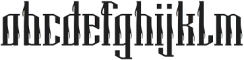MIHBUR-Regular otf (400) Font LOWERCASE