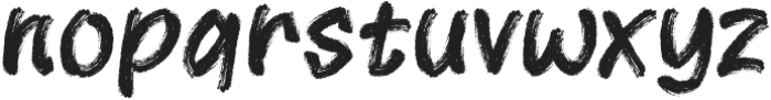 MILANO BRUSH Regular otf (400) Font LOWERCASE