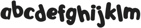 MILK FLAVOR Regular ttf (400) Font LOWERCASE