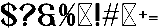 MINDATE Regular otf (400) Font OTHER CHARS