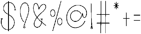 MINIMALIST Regular otf (400) Font OTHER CHARS