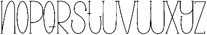 MINIMALIST Regular otf (400) Font LOWERCASE