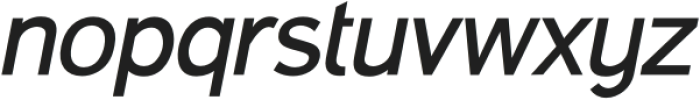 MINKS URBAN SANS Italic otf (400) Font LOWERCASE