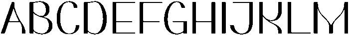 MIRABELLA Regular otf (400) Font UPPERCASE