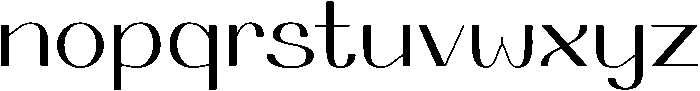 MIRABELLA Regular otf (400) Font LOWERCASE