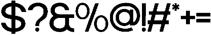 MISENO-Regular otf (400) Font OTHER CHARS