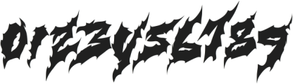 MISTER SLASHER otf (400) Font OTHER CHARS