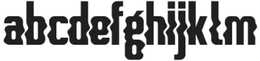 MISTRIK Regular otf (400) Font LOWERCASE