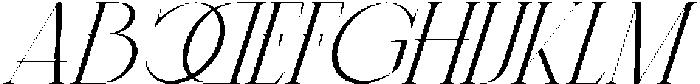MIT Exileon Italic otf (400) Font UPPERCASE